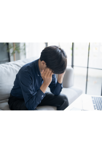 悩む管理職を表現