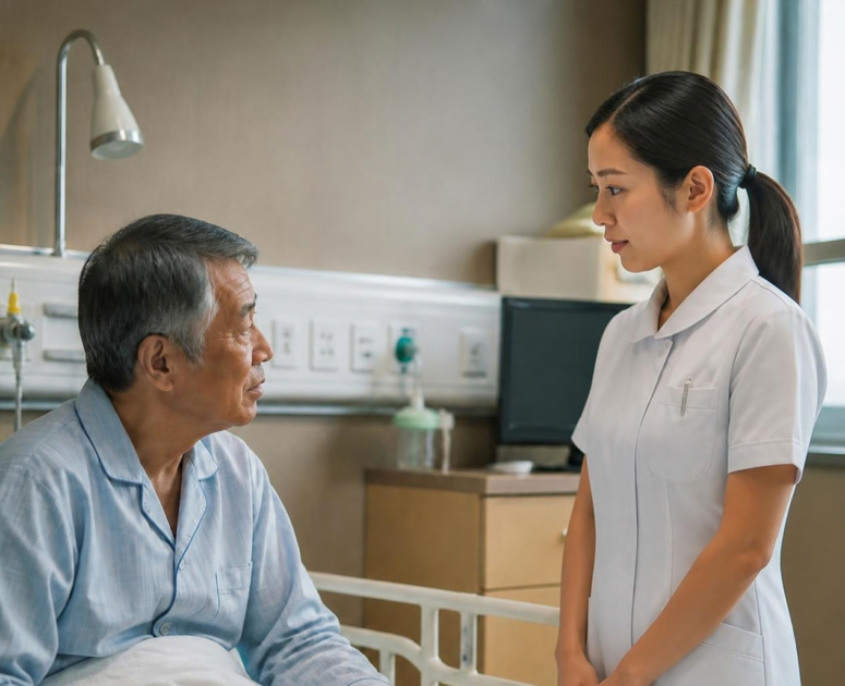 患者にきつい言葉を投げかける看護師